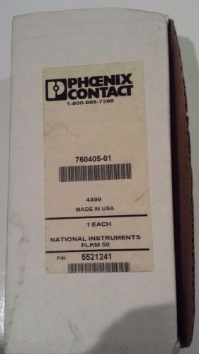 NEW PHOENIX CONTACT 5521241 National Instruments FLKM-50 -Sealed