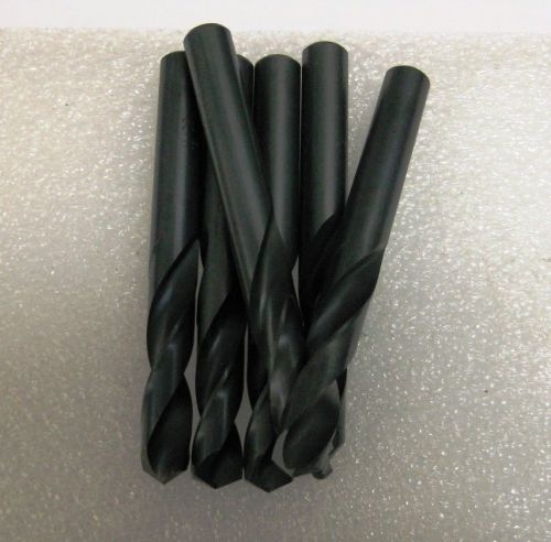 5 NEW 31/64&#034; (.4844&#034;) DRILL BIT BLK OX CHICAGO LATROBE SCREW MACHINE 135° 49231