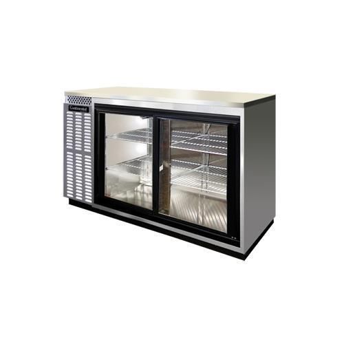 Continental Refrigerator BBUC69-SS-SGD Back Bar Cabinet, Refrigerated