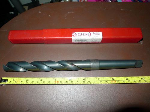 CLEVELAND List#1840 49/64 Taper shank drill  black oxide C09925 made in USA