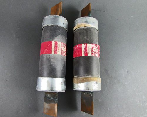 Lot of (2) Bussmann One-Time Fuses NOS 600 Amp