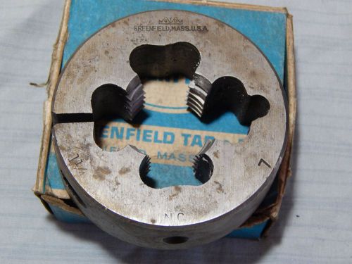 Greenfield 3&#034; round die 1 1/4 12 nc for sale