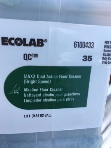 Ecolab QC35 MAXX DUAL ACTION FLOOR CLEANER (BRIGHT SPEED) 6100433