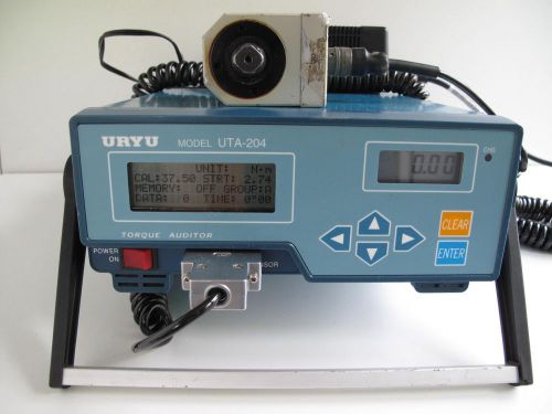 URYU UTA-204 Torque Auditor, URYU UMS-15-12.7 Torque Sensor
