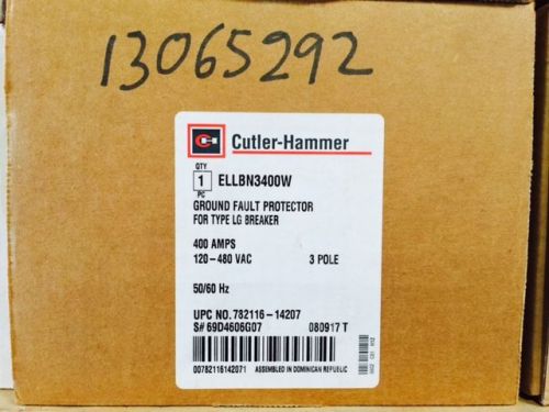 Ellbn3400w new in box - eaton cutler hammer earth leakage ground fault protector for sale