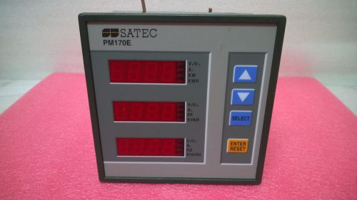 SATEC PM170E Power Meter Panel Display