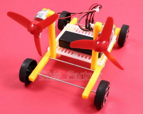 DIY Car Wind Power Car Educational Hobby Robot Puzzle IQ Gadget