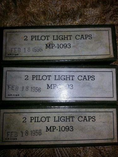3 Boxes 1956 Pilot Light Caps MP-1093, NOS, total 6 caps