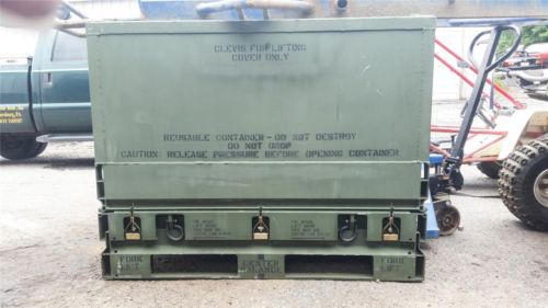 Domestic shipping and storage container - military grade for sale