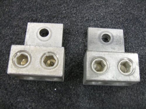 Ilsco d899- 600 mcm to #2 wire lugs (lot of 2) for sale