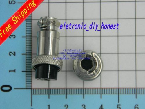 2pcs 4PIN Interface diameter 16mm GX16-4 core plug  cable connector#N228