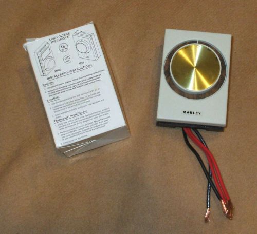 Marley T200 Line Voltage Thermostat, DPST, White ~ New ~ Free Shipping