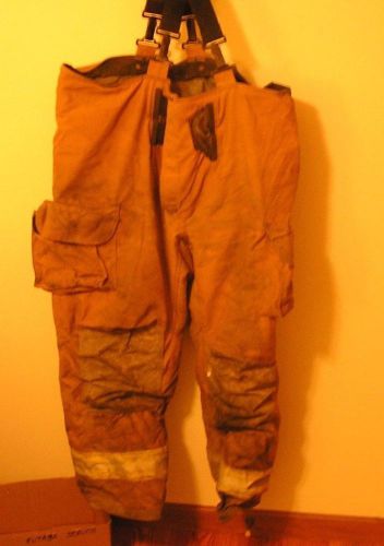Sz  52L Lion Janesville Pants- FIREFIGHTER TURNOUT Bunker Gear -Liner Halloween