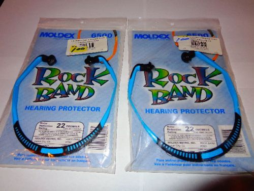 Moldex RockBand 6500 Hearing Protectors  (2 pair)  NEW