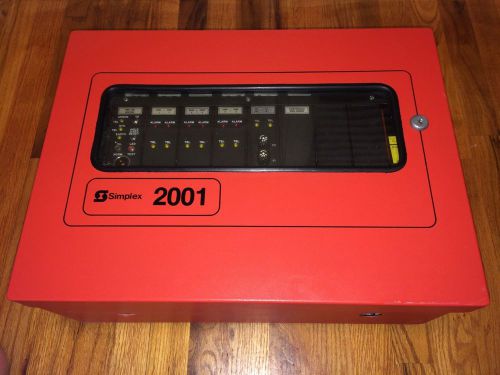Simplex 2001 fire alarm control panel for sale