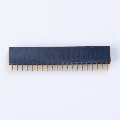 10Pcs Double Rows 2*20 2.54MM Pitch Female Pin Header Connector Strip Type HM
