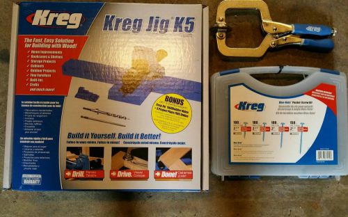 Kreg Jig K5 with Screw Kit &amp; Clamp