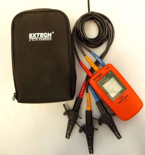 Extech 480400 3-Phase Electric Motor Phase Rotation Tester or Sequence Tester