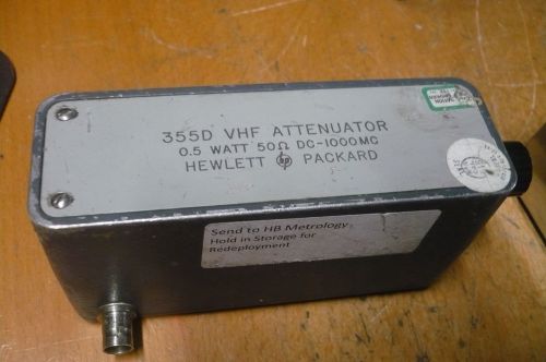 HP 355D VHF Attenuator .5W 50? DC-1000MHz  untested