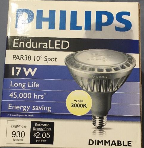 New philips 17par38/end/s10 3000 dim 6/1 enduraled light bulb for sale