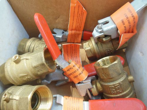 DynaQuip 3/4&#034; VMH2.A9JP 200psi safety exhaust brass ball valve q/3