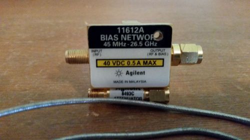Used agilent hp 11612a opt 001 bias network, 45 mhz - 26.5 ghz for sale