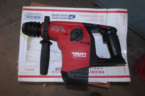 Hilti combihammer tool body te 30-a36 bare tool only nice (725) for sale