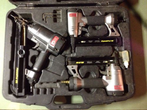 Senco Nail Gun Set Finishpro 15, Finishpro 35, SLS15 Stapler Kit Finish Nailer