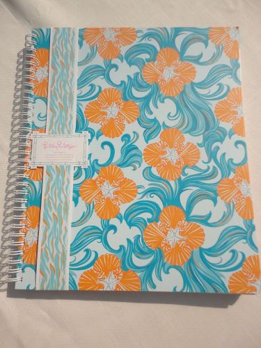 NWT Lilly Pulitzer Notebook Featured in Do The Wave Perf Lines Sheets NEW