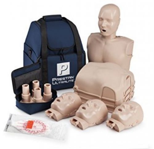 Prestan Products Ultralite CPR Trainers Training Kit Manikins AED Bag 4-Pack Set