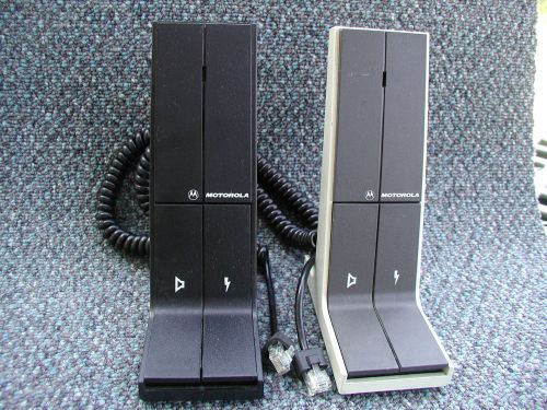 Two Motorola MSC2000 Desktop Mic Microphone for Motorola Base Station