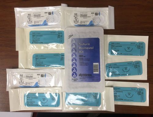 Suture Removal Kit With Sutures For Practice