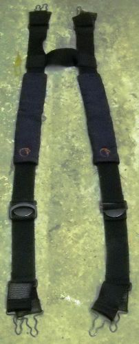 Janesville lion black  h style  firemans bunker turnout suspenders for sale