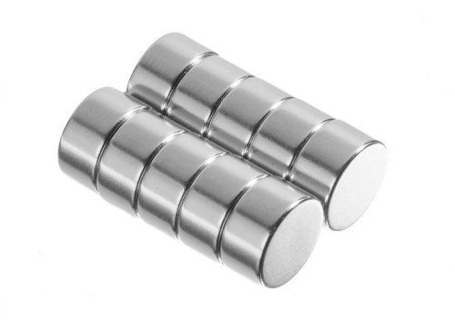 1/2 x 1/4 Inch Large Strong Neodymium Rare Earth Disc Magnets N48 (25 Pack)