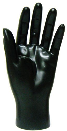 MN-HandsM BLACK LEFT Male Mannequin Hand (BLACK ONLY)