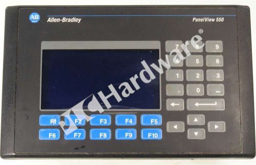 Allen bradley 2711-k5a5 /h panelview 550 monochrome/key/rs-232(dh-485), read for sale