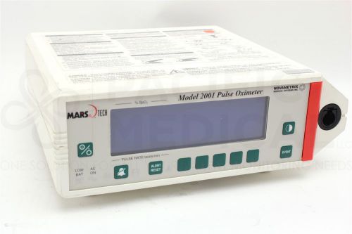 Novametrix MARSpO2 Tech Model 2001 Patient Monitor Pulse Oximeter SpO2 As Is