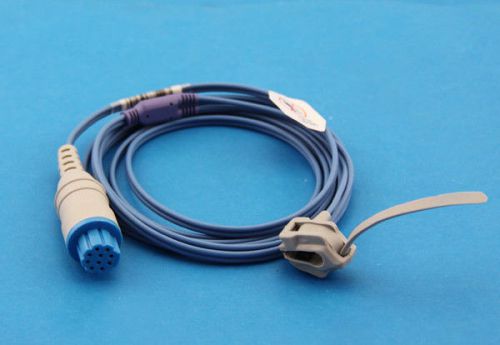 Datex-ohmeda compatible spo2 sensor neonate baby foot wrap silicon, 10pin 3m/9ft for sale
