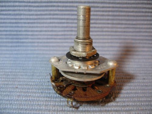 Vintage crlrotary switch, #023 014, 3p4t, 1 deck, u.s.-made, seller refurbished for sale