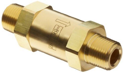Parker F Series Brass Instrumentation Filter, Inline, 5 Micron, 1/8&#034; NPT Male