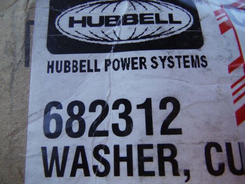 Hubbell (682312) square curved washer for 5/8&#034; bolt (6pcs) for sale