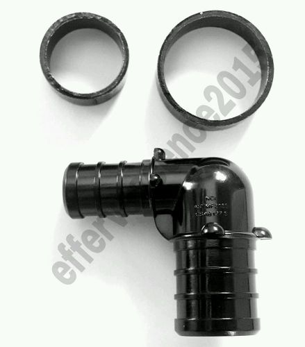 3/4&#034; x 1/2&#034; pex elbows - poly alloy lead-free crimp fittings for sale