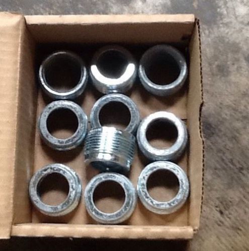 Conduit hub reducer 1 1/4&#034; to 1&#034;rigid conduit lot of 10 for sale