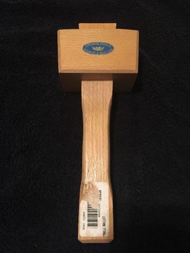 Crown Tools Sheffield England Small Beech Wooden Mallet 10 Oz.
