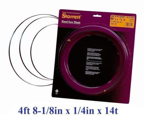 4&#039; 8-1/8&#034; (56.125&#034; inch) x 1/4&#034; x 14t bandsaw blade x2 for sale