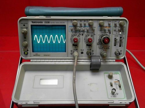 Tektronix 2336 (HARDENED) Two Channel 100MHz Oscilloscope POWER/FUNCTION TESTED