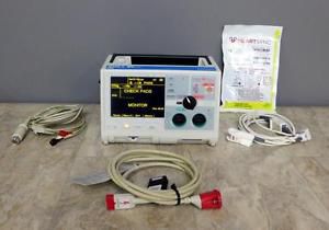 Zoll m-series biphasic 3 lead ecg spo2 etco2 pacing analyze als cables battery for sale