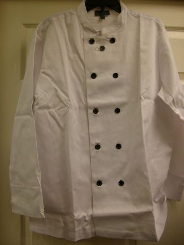 Unisex Chef Executive White Coat Jacket 1 Sleeve Pkt Uniform Kitchen  Size: MD/M