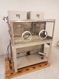 Vacuum oven - clean room glove box - two port for sale