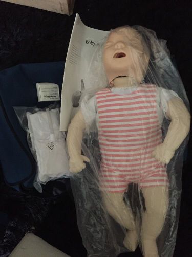 (1) One Laerdal Baby Anne CPR Practice Manikin Infant With Carrying Case